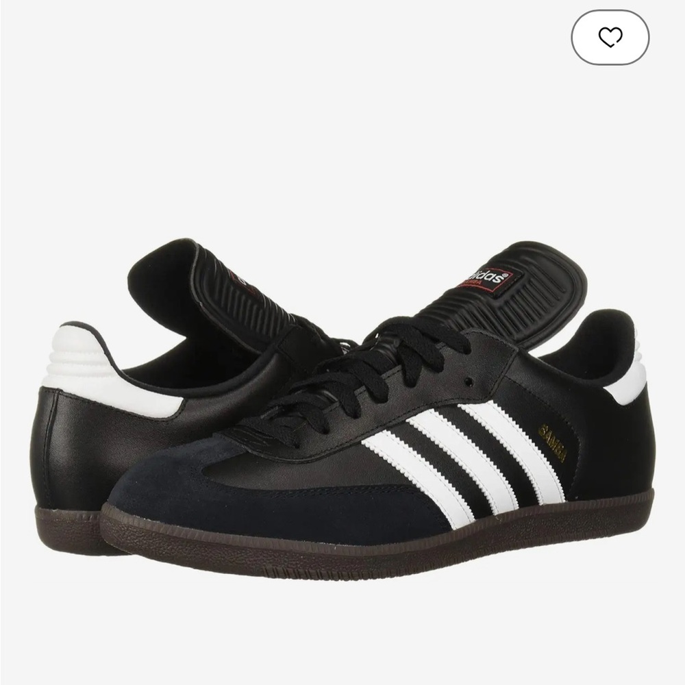 adidas Silver and Black Sneakers with Iconic Design